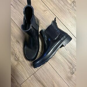Hunter Black Waterproof Boots